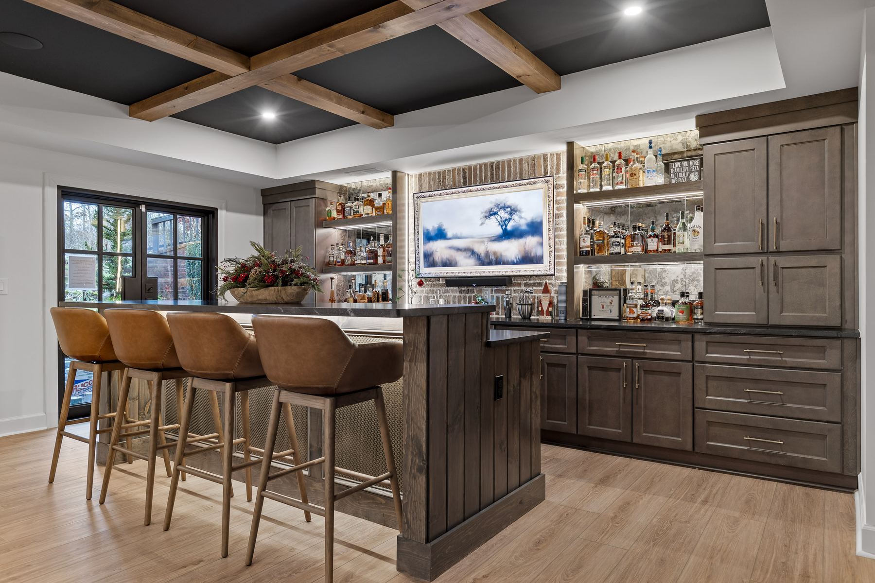 Luxury basement bar near simulator Atlanta